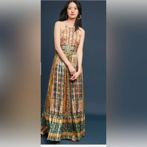 Anthropologie Larache Bhanuni by Jyoti Beaded Maxi Dress